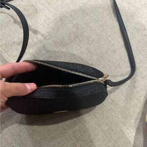 Black small Kate spade glitter purse